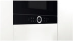 Bosch BFL634GB1 Serie 8 Einbau-Mikrowelle, 38 x 60 cm, 900 W, Türanschlag Links, AutoPilot 7 7 Automatikprogramme, Reinigungsunterstützung, TFT-Touchdisplay, LED-Beleuchtung gleichmäßige Ausleuchtung