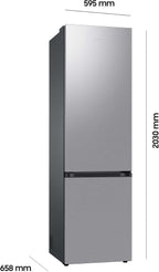 Kühl-Gefrier-Kombination, Kühlschrank mit Gefrierfach, 203 cm, 390 l Gesamtvolumen, 114 l Gefrierteil, AI Energy Mode, Edelstahl-Look, RL38C600CSA/EG