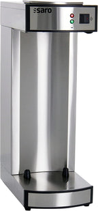 Saro Thermo Kaffeemaschine mit Korbfilter und Thermoskanne Industriekaffeemaschine mit Pumpkanne (2,2 Liter, ca. 10 Tassen Kaffee, Brüh- & Warmhaltefunktion), silber