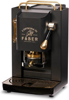 Faber PRO Total Deluxe Kaffeemaschine aus Messing, 44 mm Ese Papier, 1.3 liters, (Weiß)