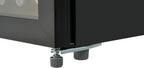 METRO Professional Mini-Kühlschrank GPC1088, 88 L, 1.052 kWh/24h, 3 Edelstahl-Drahtböden, schwarz