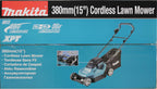 Makita DLM382Z Akku-Rasenmäher 2x18 V (ohne Akku, ohne Ladegerät)