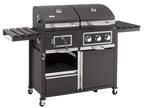 tepro Kohle-Gas-Grill »Toronto Kombi«, 8,7 kW Leistung, 3 Edelstahlbrenner, 2 Ablagen