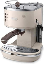 De'Longhi Icona Vintage ECOV 311.GR – Espresso Siebträgermaschine im RetroLook, Espressomaschine mit manuellem Milchaufschäumer, für Kaffeepulver oder ESE Pads, 1,4 l Wassertank, grün