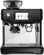 Sage - The Barista Touch - Kaffeemaschine mit automatischem Milchaufschäumer & integriertem Mahlwerk - Touchscreen, abnehmbarer Tamper, 5 Voreinstellungen - Siebträgermaschine - Gebürsteter Edelstahl