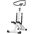 SPORTNOW Stepper mit Handgriff 12 Widerstandsstufen Monitor-Anzeige
