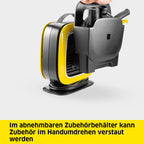 Krcher Hochdruckreiniger K Mini, leicht und kompakt, Druck: max. 110 bar, Durchfluss: 360 l/h, Flche: 20 m/h, Gewicht: 3,93 kg, Hochdruckpistole, Dreckfrser, Strahlrohr, Wasserfilter,Schwarz, Gelb