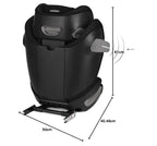 CYBEX Gold Kindersitz Solution S2 i-Fix, Für Autos mit und ohne ISOFIX, 100 - 150 cm, Ab ca. 3 bis 12 Jahre (15 - 50 kg), Lava Grey