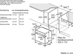Bosch HMG7361B1, Serie 8 smarter Einbau-Backofen mit Mikrowellenfunktion, 60 x 60 cm, Made in Germany, Schwarz, Air Fry, Digitaler Bedienring, Touchdisplay, Automatikprogramme, Reinigungsunterstützung