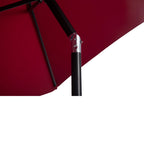 Outsunny Sonnenschirm Kippfunktion Handkurbel Aluminium Rot