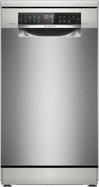 Bosch SPV2IKX10E Serie 2 Smarter Geschirrspüler vollintegriert, 45 cm breit, Besteckkorb, Extra Trocknen auf Knopfdruck, InfoLight roter Lichtpunkt am Boden, AquaStop Schutz gegen Wasserschäden, Weiß