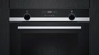 Siemens HB572ABS3, iQ300, Einbau-Backofen 60 x 60 cm, Air Fry, activeClean Pyrolyse Selbstreinung, LED-Touchbedienung, 3D Heißluft, Schnellaufheizung, cookControl10 Automatikprogramme, Edelstahl