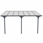 Fornorth Terrassenüberdachung 435x300x225-270cm