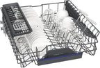 Siemens SN43ES14VE, iQ300 Smarter Geschirrspüler, Unterbau-Spülmaschine mit Besteckschublade, 60 cm, automatische Türöffnung dank autoOpen dry, besonders leise mit iQdrive-Motor, aquaStop, Edelstahl