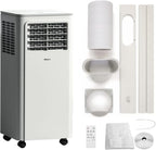 SHINCO Mobile Klimaanlage mit Abluftschlauch, 3-in-1Klimaanlage mit Luftentfeuchter&Ventilator, 7000BTU, 2,05 kW, Mobiles Klimagert mit Schlafmodus, Timer und Montagematerial, Rume bis 54m
