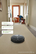 iRobot Roomba Combo Essential Saug- und Wischroboter (Y0112), leistungsstarkes Saugen und Wischen, 4-Stufen-Reinigungssystem, 3 Saugstufen, Spot-Cleaning, steuerbar über App, Tasten oder Sprache, Wei