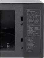 LG MS2595CIS Mikrowelle mit Smart Inverter Technologie, 25 Liter Kapazität, 1000 W, Automatikprogramme, einstellbare Leistungsstufen und EasyClean-Funktion, Silber