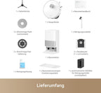 dreame L10s Pro Ultra Heat Roboter Staubsauger mit Automatische Moppreinigung mit heiem Wasser, Moppverlngerung, 7.000 Pa Saugkraft, Doppelte Mopp- und Bodenreinigung, Teppicherkennung