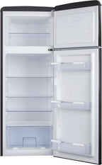Amica KGC 15632 T Retro Kühl-/Gefrierkombination / Ice Blue (Türkis) / 144cm (H) x 55cm (B) x 62cm (T) / Retro-Design / Kühlschrank mit Gefrierfach