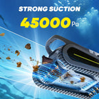 Crab Kabelloser Roboter-Poolsauger, Wandklettern, automatischer Poolreiniger, geeignet für Wände und Böden von 150 m² großen Pools