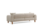 Lyke 3 Sitzer Bettsofa - Sahne