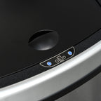 HOMCOM Automatik Mülleimer mit Sensor hygienisch Edelstahl