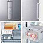 Hisense FV191N4AW2 Gefrierschrank/ TotalNoFrost/ SuperFreeze/ Türalarm/ Multiflow 360°/ BigBox/ 143,4 cm/ Gefrierteil 147 l/ 41 dB/ 205 kWh/Wei