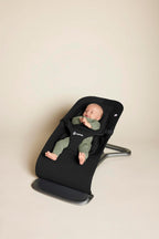 Ergobaby 3-in-1 Evolve Bouncer, Ergonomische Babywippe für Neugeborene ab Geburt bis zum Kleinkind, Babyschaukel mit Neugeboreneneinsatz (2,5 kg - 13,2 kg), Cream