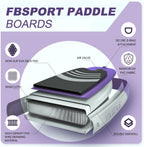 Premium-Stand-Up-Paddle-Board, Yoga-Board mit strapazierfähigem SUP-Zubehör und Tragetasche | Breiter Stand, Surf-Kontrolle, rutschfestes Deck, Leine, Paddel und Pumpe für Jugendliche und Erwachsene