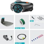 Gardena Mähroboter SILENO minimo 250 m²: intelligenter Rasenmäher mit optimaler Konnektivität, mit Gardena Bluetooth App programmierbar, DE-Version (15201-20)