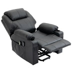 HOMCOM Aufstehsessel elektrisch Massage Liegefunktion