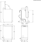 AEG LTR7A71370 Waschmaschine Toplader / Serie 7000 mit ProSteam / ProSteam - Auffrischfunktion / 7,0 kg / Leise / Mengenautomatik / Nachlegefunktion / Wasserstopp / 1300 U/min