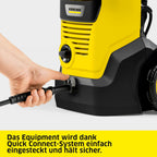 Kärcher Hochdruckreiniger K 5 Power Control, Druck: max. 145 bar, Fördermenge: 500 l/h, Flächenleistung: 40 m²/h, Wasserfilter, Gewicht: 13 kg, Hochdruckschlauch und -pistole, Dreckfräser, Strahlrohr