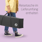 Maxi-Cosi Swift 3-in-1 Reisebett Baby, Babywiege, 0–3,5 Jahre, bis zu 15 kg, Reisebett höhenverstellbar, 2-in-1-Matratze, ultraleicht, in 1 Sekunde klappbar, Reisetasche, Eco Care, Beyond Grey
