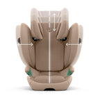 CYBEX Gold Kinder-Autositz Solution G i-Fix, Für Autos mit und ohne ISOFIX, Ab ca. 3 bis 12 Jahre (100 - 150 cm), Ab ca. 15 bis 50 kg, Lava Grey