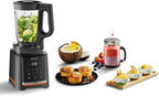 Krups Highspeed- Standmixer InfinyMix KB9158 | 1600 W | 5 automatische Programme + manuelle Einstellung | Tritanbehälter | inkl. Rezeptheft | Smoothies, Shakes, Crushed Ice | Schwarz