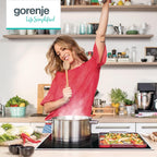 Gorenje GI6401BCE Induktions-Kochfeld / 60 cm/TouchControl/PowerBoost/Timer/ChildLock/Restwärmeanzeige/Schwarz