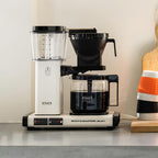 Moccamaster KBG Select, Kaffeemaschine, Retro Kaffeemaschine, Filterkaffee, Off-White, 1.25L