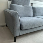 Ausstellungsstück Sits Ecksofa Anja, hellblau, 293 x 221cm, Bezug anbehmbar