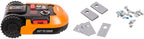 WORX Landroid M WR141E Mhroboter/Akkurasenmher für kleine Grten bis 500 qm/Selbstfahrender Rasenmher für einen sauberen Rasenschnitt, Bunt