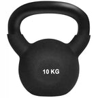 HOMCOM Kugelhantel Kettlebell zweihändig nutzbar bodenschonend