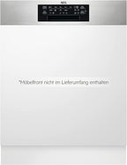 AEG Vollintegrierter Geschirrspüler 60cm, Spülmaschine Serie 7000: mit Glasschutz, Energieklasse A, Besteckschublade, personalisierte Zeit-Steuerung, leise 41dB, ComfortRails, Wasserstopp, FSE7676AP