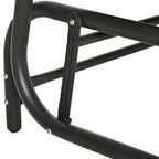 Outsunny Polyrattan Schaukelbank 2-Sitzer Braun