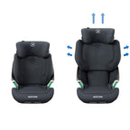 Maxi-Cosi Kore Pro i-Size Kindersitz, 3.5–12 Jahre, 100–150 cm, ClickAssist Licht, Verstellbare Höhe/Breite, Side Protection System+, Authentic Cognac