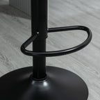 HOMCOM 2er-Set Barhocker höhenverstellbar, Kunstleder Braun