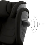 CYBEX Gold Kinder-Autositz Solution G i-Fix, Für Autos mit und ohne ISOFIX, Ab ca. 3 bis 12 Jahre (100 - 150 cm), Ab ca. 15 bis 50 kg, Lava Grey