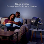 Shark FlexBreeze Pro Nebelventilator – Indoor & Outdoor, Integriertes Nebel, Sockel auf Tischplatte, kabelgebunden oder kabellos, bis zu 24 Stunden Akku, oszillierend, Anthrazit, FA302 (Version 2025)