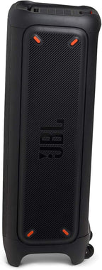 JBL PartyBox 710 - Schwarz – Trag - und rollbarer Bluetooth Party-Lautsprecher mit Lichteffekten – Spritzwassergeschützte, mobile Musikbox