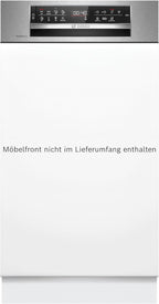 Bosch SPV2IKX10E Serie 2 Smarter Geschirrspüler vollintegriert, 45 cm breit, Besteckkorb, Extra Trocknen auf Knopfdruck, InfoLight roter Lichtpunkt am Boden, AquaStop Schutz gegen Wasserschäden, Weiß