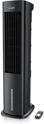 Brandson - Luftkühler mit Wasserkühlung 5 in 1 - Verdunstungskühler, Luftbefeuchter, Ventilator & Luftreiniger, mobile Klimaanlage ohne Abluftschlauch - Preisträger 2025 - leise - 5L Wassertank